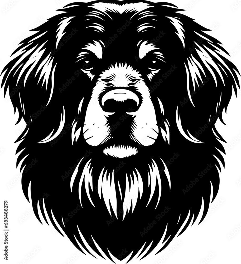 Fototapeta premium Long Haired Rottweiler icon 5