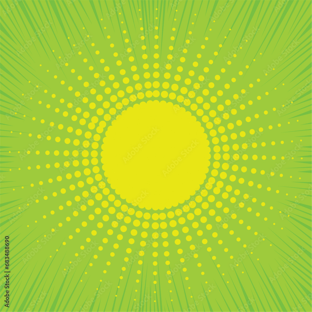 Fototapeta premium Colored comic page background Vector