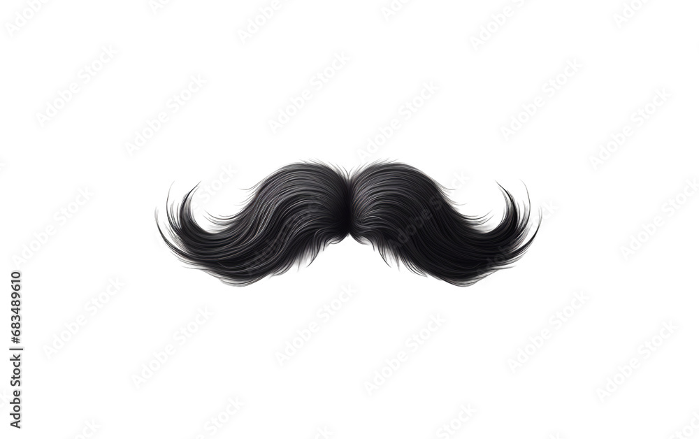 Mustache on Clear Background