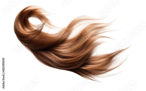 Hair on Clear Background