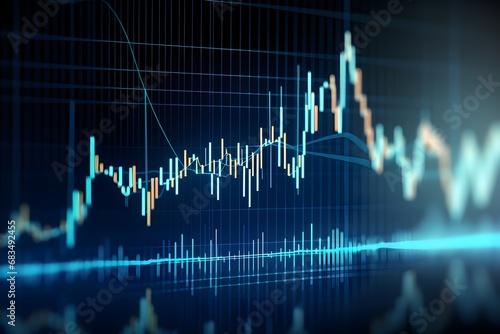 Stock Market Movement Profit Loss Risk Data Analysis Graph Chart