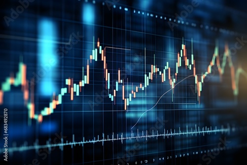 Stock Market Movement Profit Loss Risk Data Analysis Graph Chart