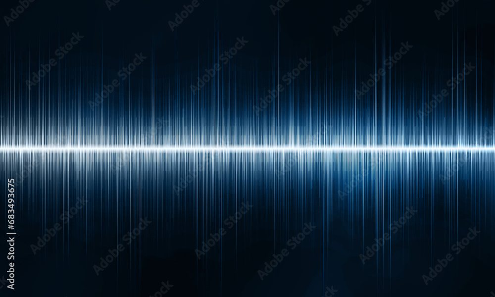 Sound wave. Music, voice, podcast concept