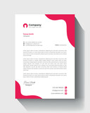 Letterhead Corporate Official Minimal Creative Abstract Professional informative newsletter Magazine poster brochure Design.
