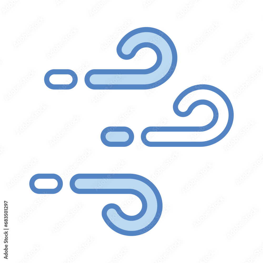 Wind icon isolate white background vector stock illustration Wind icon isolate white background vector stock illustration