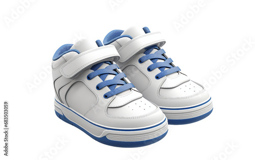 Sneaker Shoes for Kid on Transparent Background
