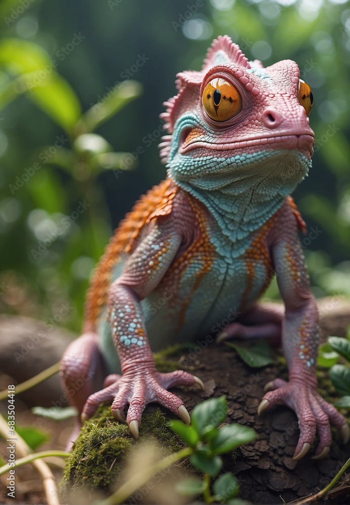 chameleon, in the wild, natural habitat. chameleon, in the wild, natural habitat.