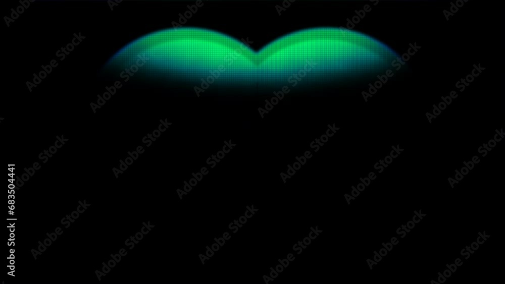 Vidéo Stock Binoculars view black background screen overlay effect