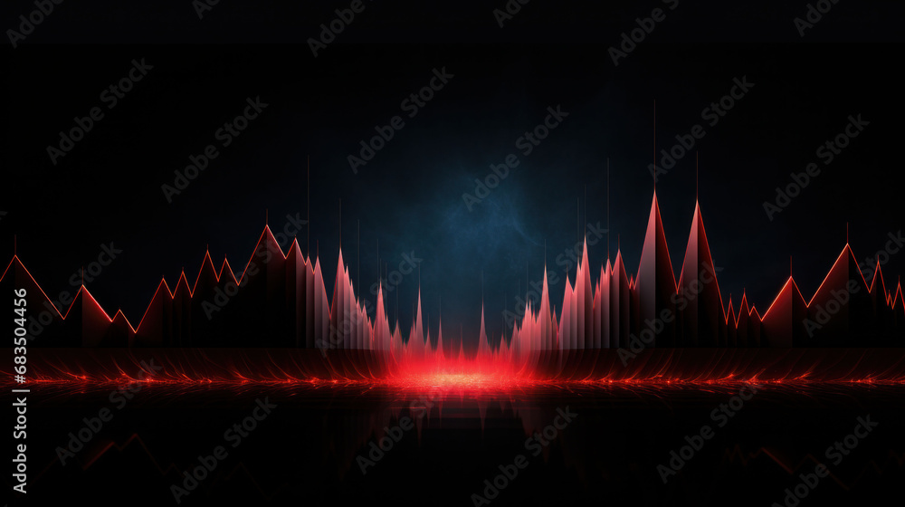 Sound waves emanating from a heart, reflecting the deep emotions of a Valentine's Day music playlist. Sound waves emanating from a heart, reflecting the deep emotions of a Valentine's Day music playlist.