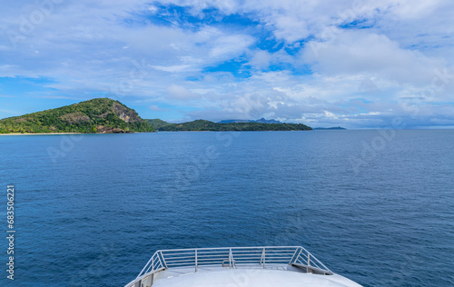 View of Naviti Islands coastlines photo