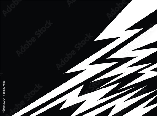 Minimalist background with jagged zigzag pattern and some copy space area