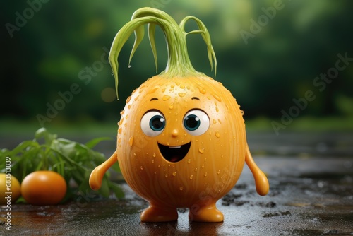 Adorable & Cute Onion Playful Vegetable Character Toy Brings Happiness