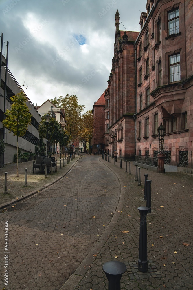 Obraz premium Saarbrücken, Germany 12.11.23. green views of the historic city of Saarbrücken, europe, germany