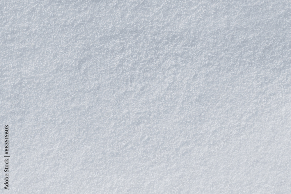 Fototapeta premium Snow texture. White surface of snow with clearly defined texture