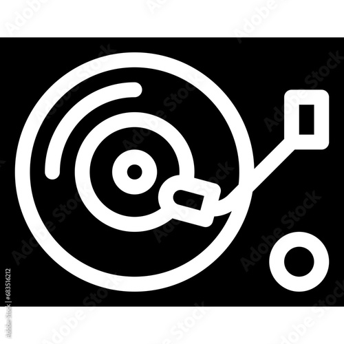 Turntable Icon.