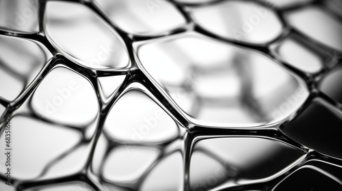 Seamless Pattern Textured Material | glass and chrome black and white 3D