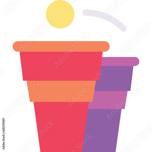 Beer pong Icon.
