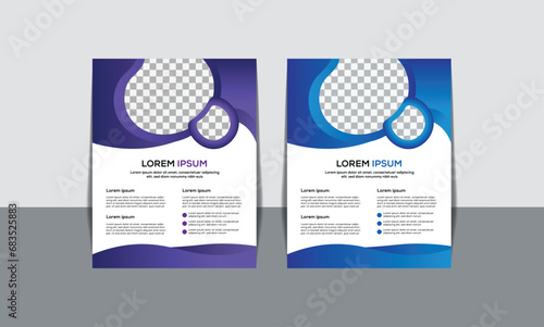 corporate modern business card and creative design, template and file. (ID: 683525883)