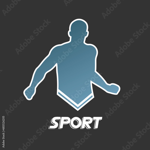 Athlete sport symbol