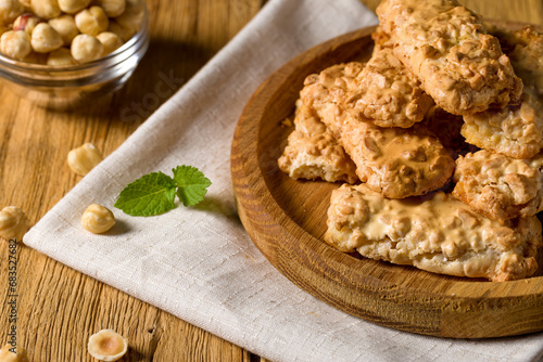 Cookies with hazelnuts