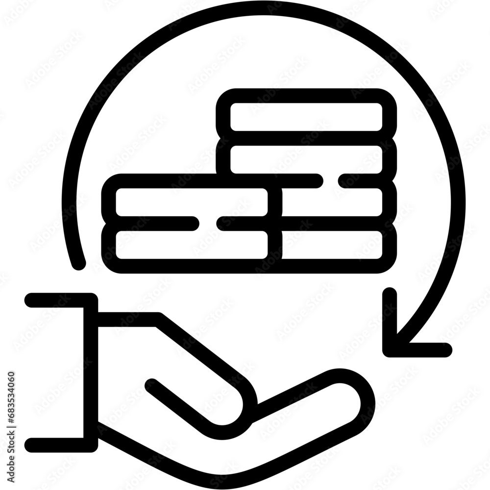 Return On Investment Icon Return On Investment Icon