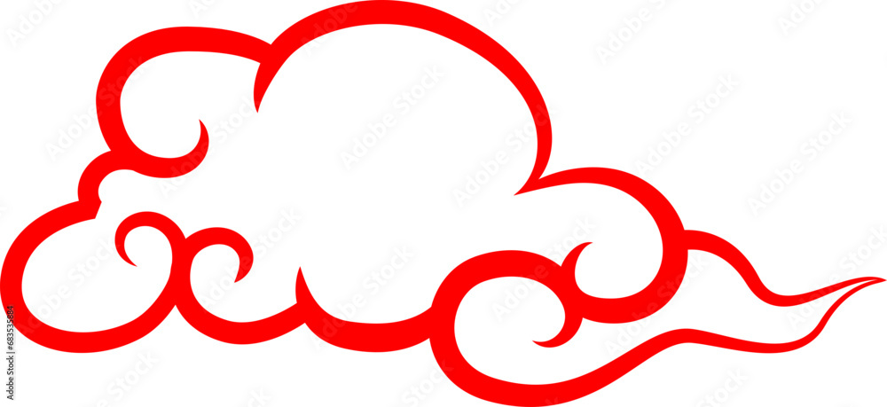 red line sky chinese set flat design for decorate festival culture asia red line sky chinese set flat design for decorate festival culture asia