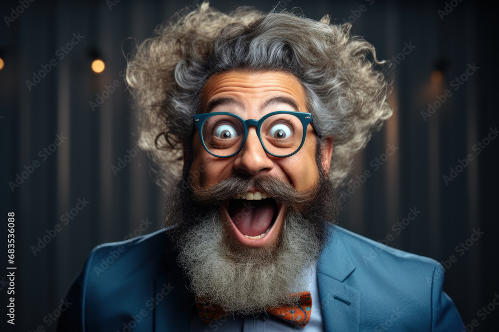 A comedian weaving humor into everyday observations, transforming mundane moments into laughter-inducing insights. Concept of comedic creativity. Generative Ai. A comedian weaving humor into everyday observations, transforming mundane moments into laughter-inducing insights. Concept of comedic creativity. Generative Ai.