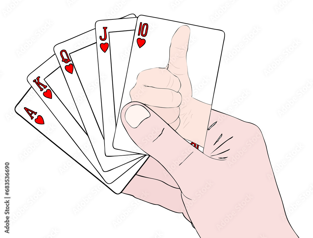 A truly and incredibly lucky hand