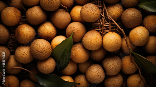 longan fruit background photo