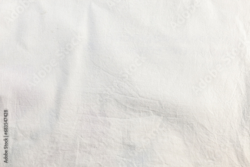 Obraz na płótnie Eco-friendly natural material. White cotton fabric slightly wrinkled texture. w salonie