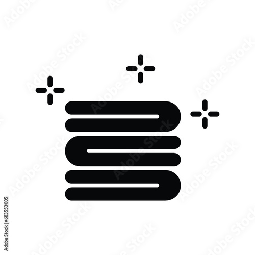 neat fold clothes icon vector design template on transparent background