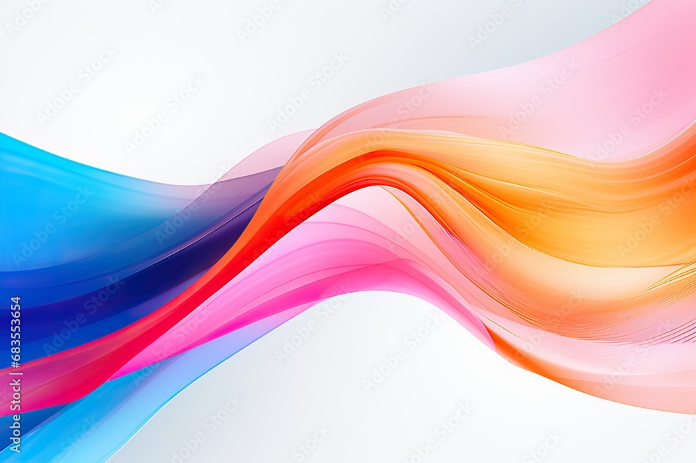 Negative Space - Flowing Organic Lines and Vibrant Gradients Negative Space - Flowing Organic Lines and Vibrant Gradients