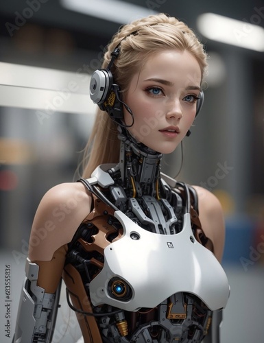 Images portraying the essence of AI intelligence, showcasing machines that emulate human cognition, innovation, and futuristic technology in a visually striking manner.