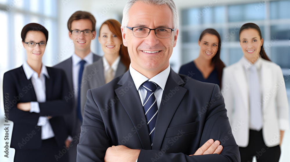 portrait of a business team | generative AI portrait of a business team | generative AI