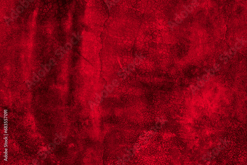 Old wall texture cement black red  background abstract dark color design are light with white gradient background. © Kamjana
