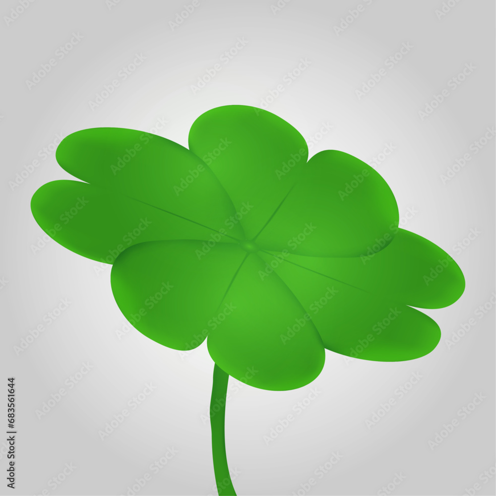 Irish shamrock isolated on white background Green clover symbol of a St Patrick day Vector illustration Irish shamrock isolated on white background Green clover symbol of a St Patrick day Vector illustration