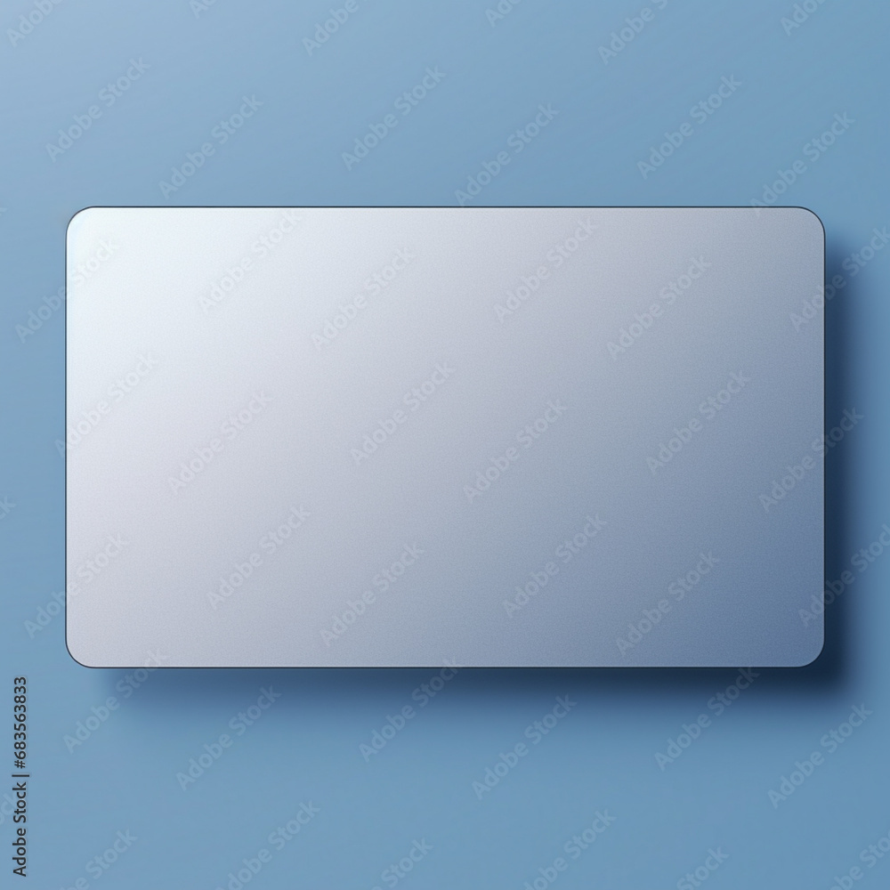 empty business card on blue background empty business card on blue background