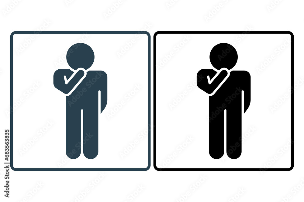 doubts icon. people doubts. solid icon style. simple vector design editable doubts icon. people doubts. solid icon style. simple vector design editable