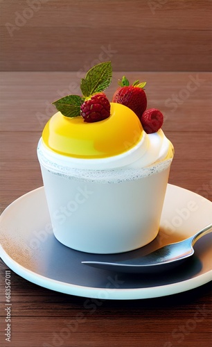 pudding art photo