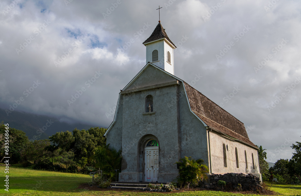 Saint Joseph’s Church in Kaupo, Maui, Hawaii