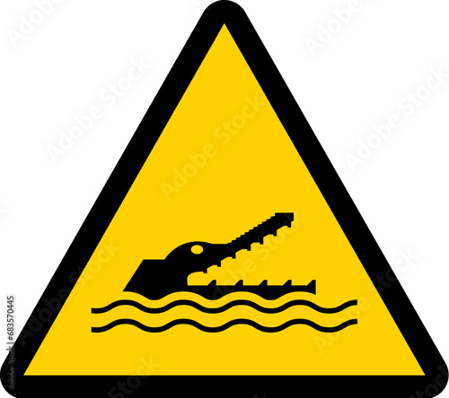 Alligator Sign, Alligator Area Sign