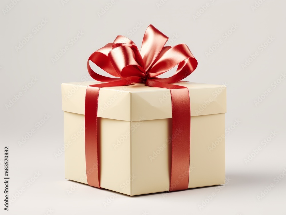Unwrap Surprises: Unleashing the Beauty of Gift Box with Lustrous Red Bow Generative AI Unwrap Surprises: Unleashing the Beauty of Gift Box with Lustrous Red Bow Generative AI