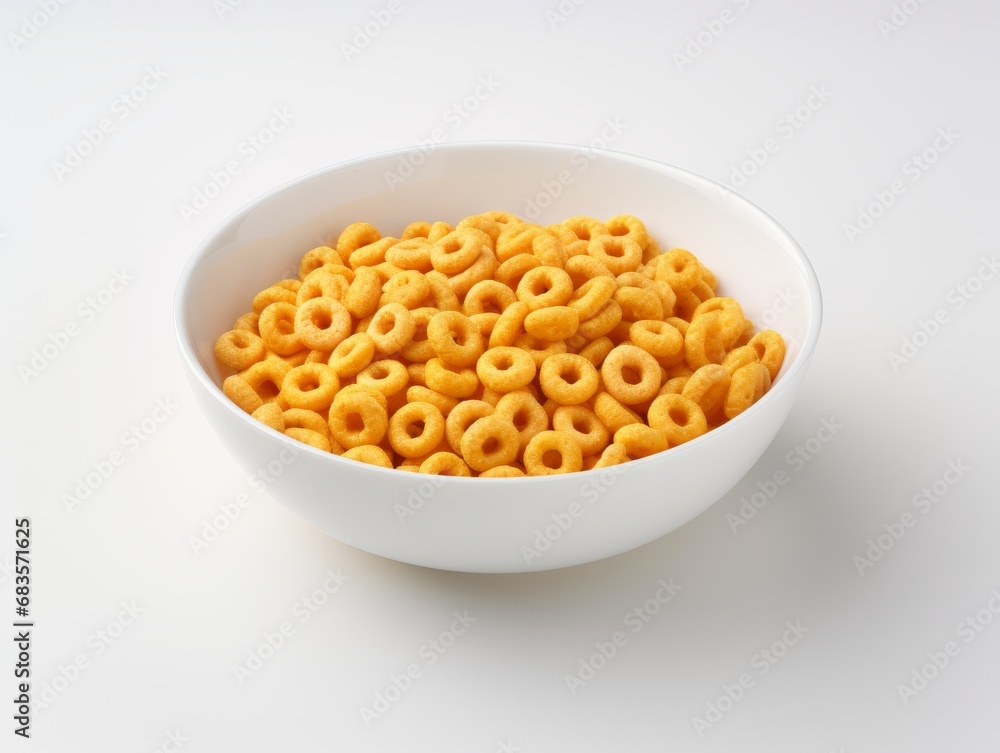 Experience the Delicious Fusion: Orange Cinnamon Cheerios in a Classic White Bowl! Generative AI Experience the Delicious Fusion: Orange Cinnamon Cheerios in a Classic White Bowl! Generative AI