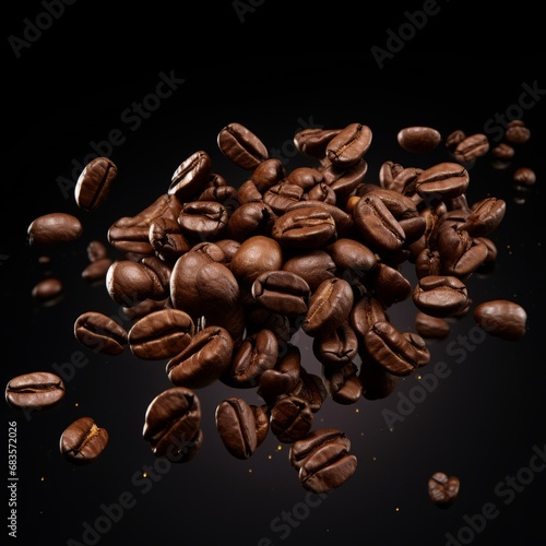 Discover the Alluring World of Freshly Roasted Coffee Beans - Taste Perfection with Every Sip! Generative AI