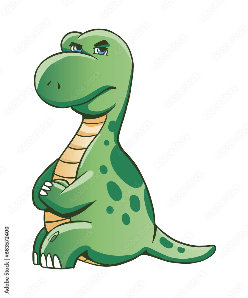 Fototapeta premium Sarcastic Cute Dragon