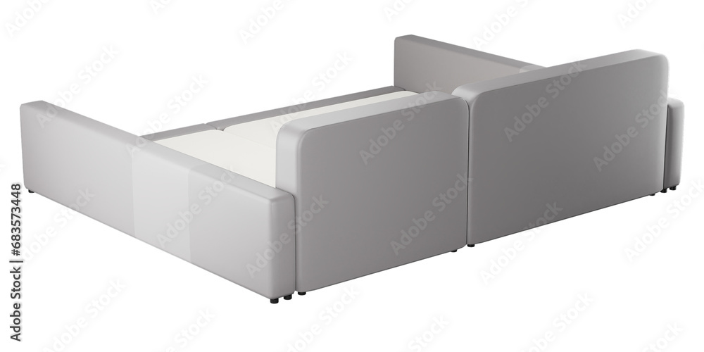 Modern Elegance: Bed  for Stylish Living Spaces transparent png white background bedroom furniture architectural visualization interior