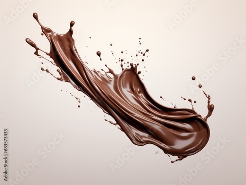 Indulge in the Extravagance: A Closer Look at Luxurious Chocolate Splash Generative AI