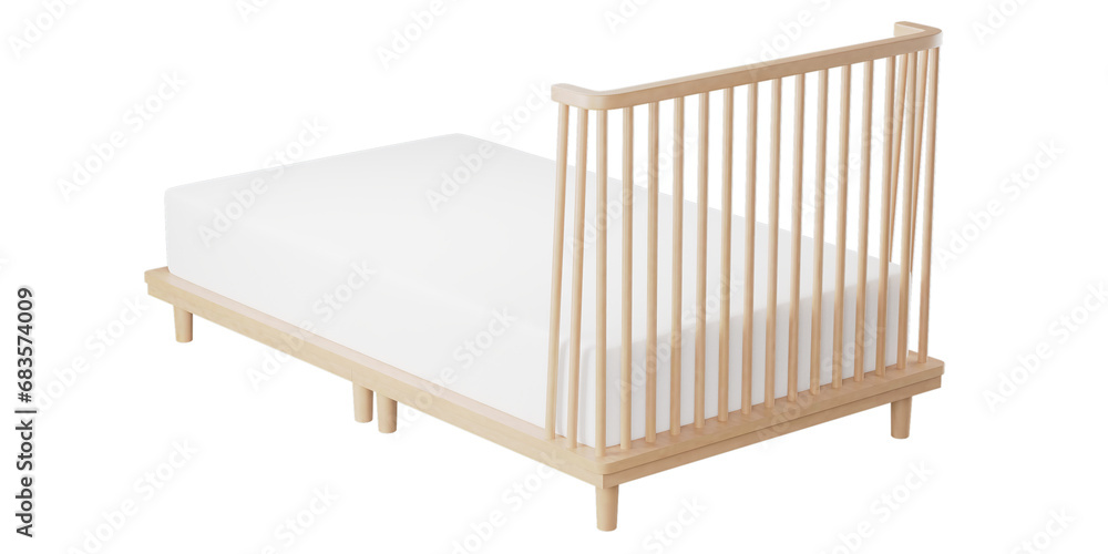 Modern Elegance: Bed for Stylish Living Spaces transparent png white background bedroom furniture architectural visualization interior Modern Elegance: Bed for Stylish Living Spaces transparent png white background bedroom furniture architectural visualization interior