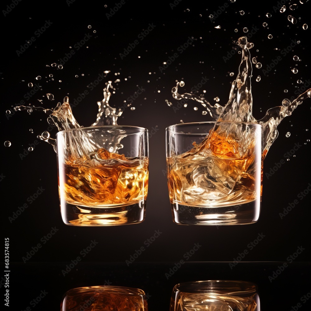 Captivating Splash: The Art of Mixing Perfect White Cocktail Shots! Generative AI Captivating Splash: The Art of Mixing Perfect White Cocktail Shots! Generative AI