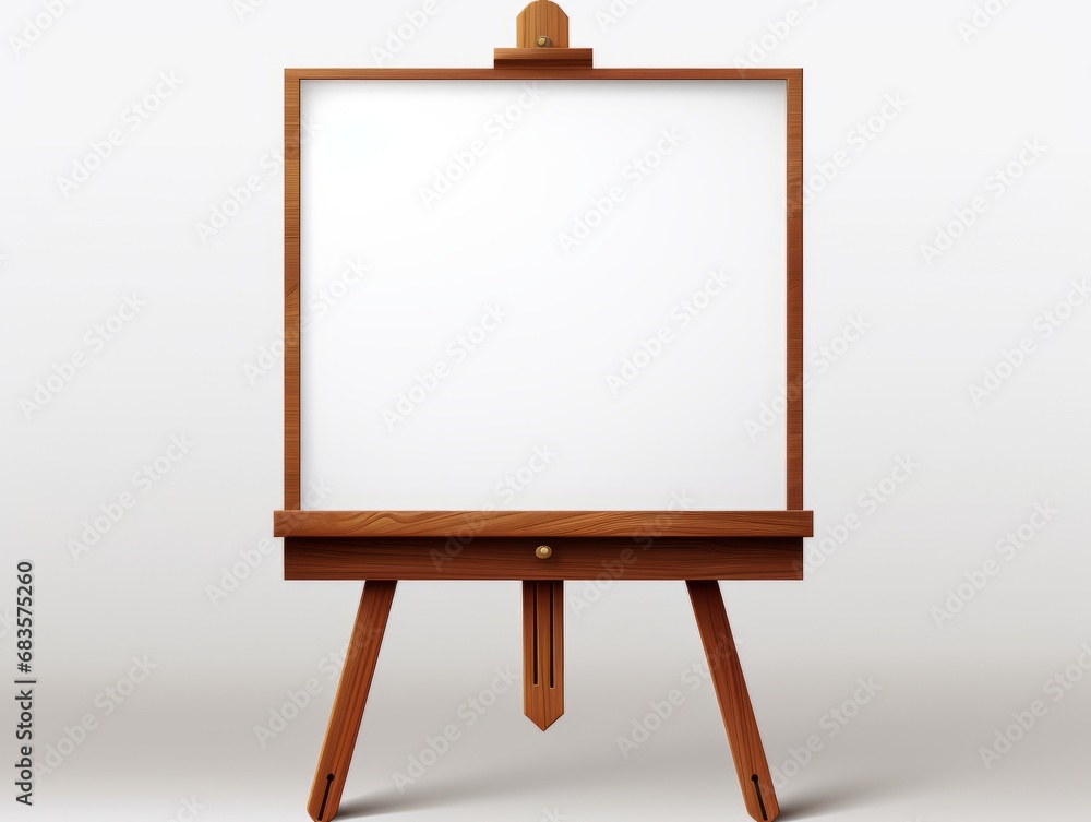 Unleash Your Creativity: Start Your Art Journey with this Pristine Wooden Easel Generative AI Unleash Your Creativity: Start Your Art Journey with this Pristine Wooden Easel Generative AI